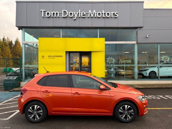 Volkswagen Polo Hatchback, Petrol, 2019, Orange