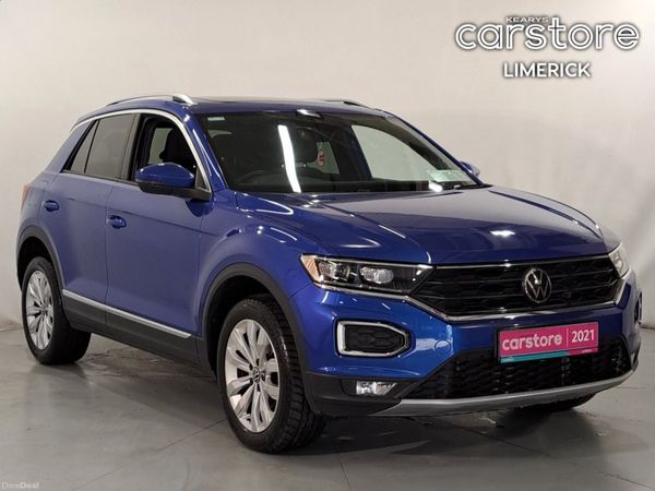 Volkswagen T-Roc SUV, Petrol, 2021, Blue