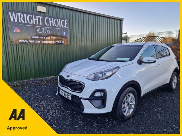 Kia Sportage SUV, Diesel Hybrid, 2022, White