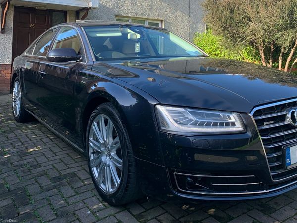 Audi A8 Saloon, Diesel, 2014, Blue
