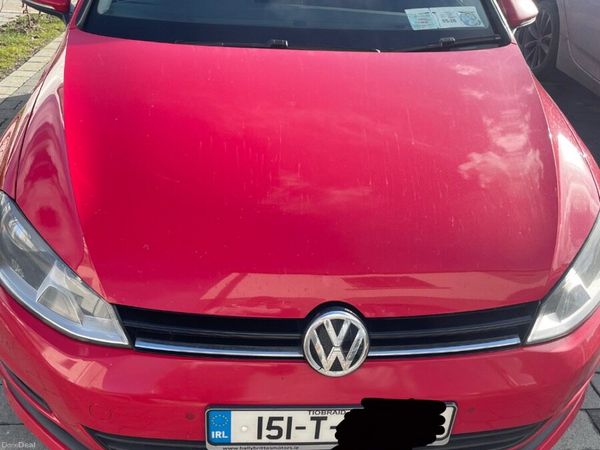Volkswagen Golf Hatchback, Diesel, 2015, Red