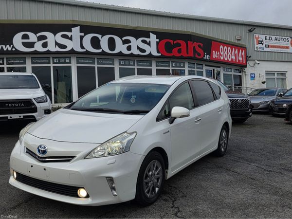 Toyota Prius MPV, Petrol Hybrid, 2014, White