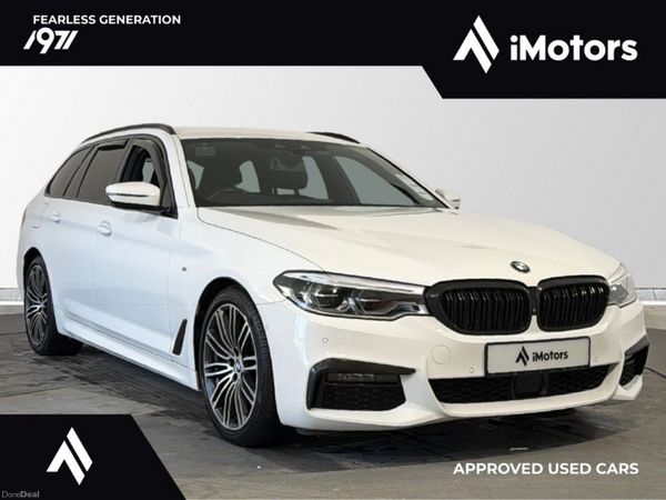 BMW 5-Series Estate, Diesel, 2019, White