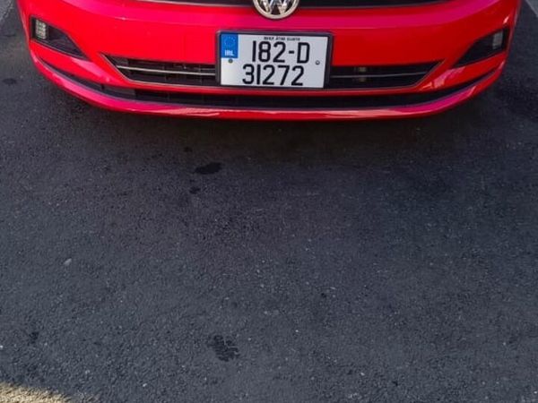 Volkswagen Polo Hatchback, Petrol, 2018, Red