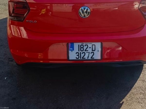 Volkswagen Polo Hatchback, Petrol, 2018, Red