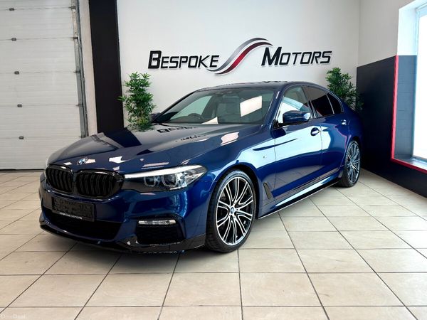 BMW 5-Series Saloon, Diesel, 2018, Blue