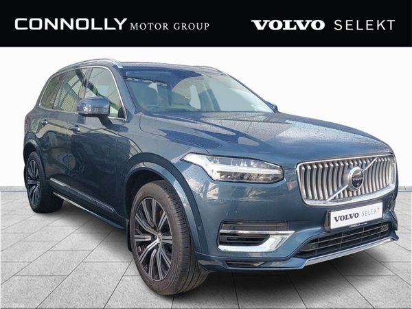 Volvo XC90 SUV, Petrol Plug-in Hybrid, 2021, Blue