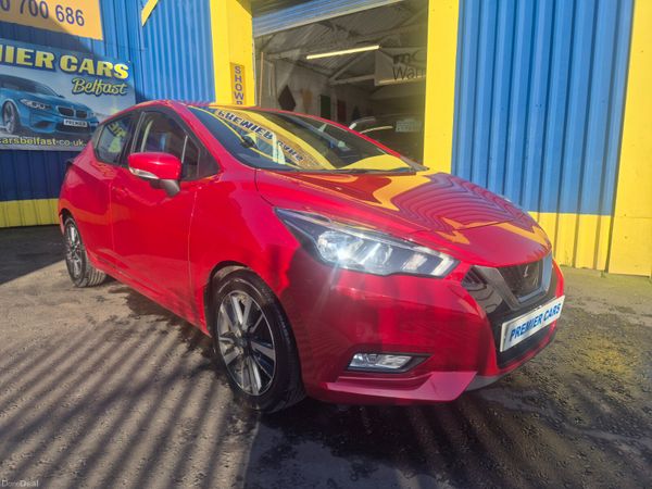 Nissan Micra Hatchback, Petrol, 2017, Red