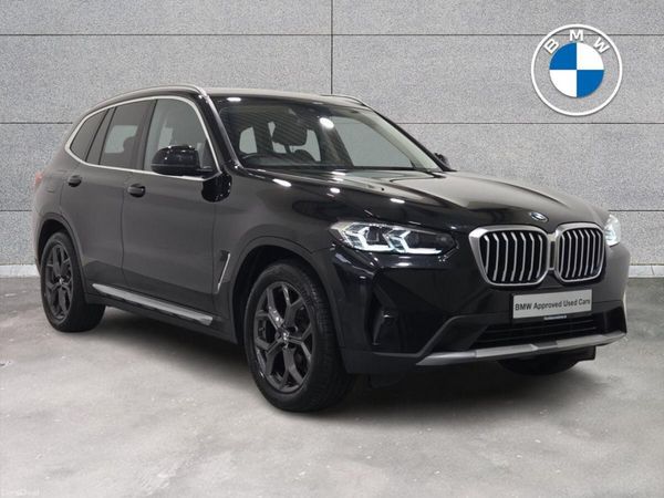 BMW X3 SUV, Diesel Hybrid, 2023, Black