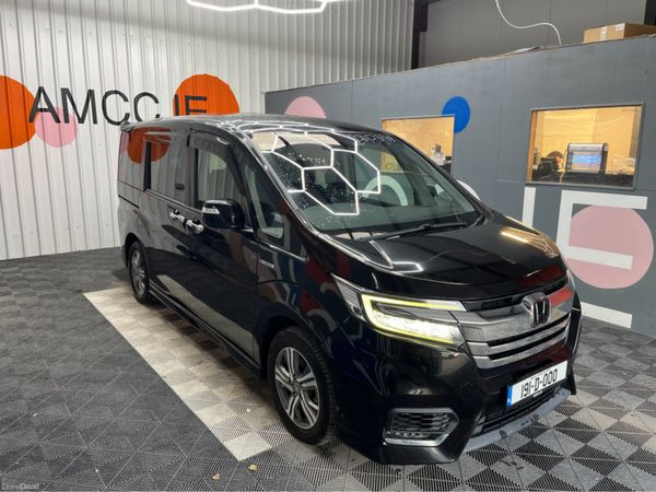 Honda Stepwagon MPV, Petrol Hybrid, 2019, Black