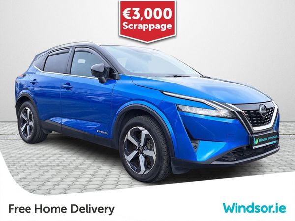 Nissan Qashqai SUV, Petrol Hybrid, 2023, Blue