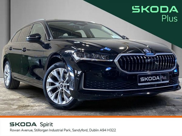 Skoda Superb Estate, Petrol Plug-in Hybrid, 2026, Black