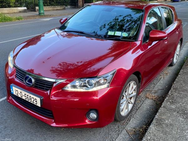 Lexus CT Hatchback, Petrol Hybrid, 2012, Red