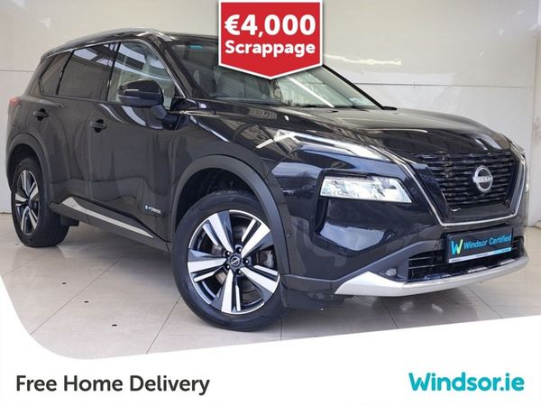 Nissan X-Trail SUV, Petrol Hybrid, 2023, Black