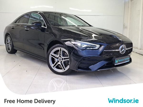 Mercedes-Benz CLA Coupe, Petrol Plug-in Hybrid, 2023, Black