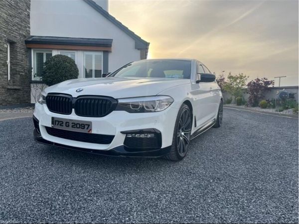 BMW 5-Series Saloon, Diesel, 2017, White