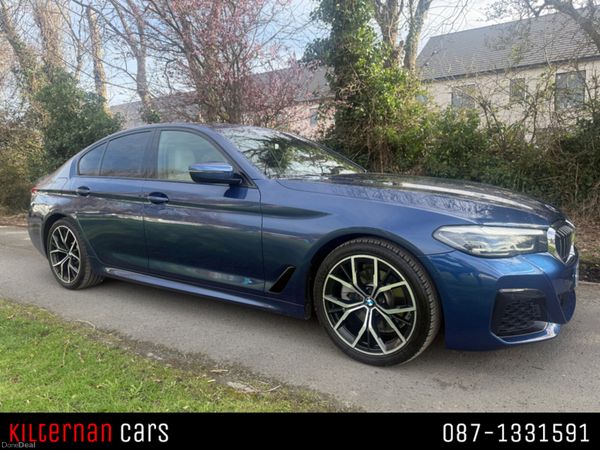 BMW 5-Series Saloon, Diesel, 2021, Blue