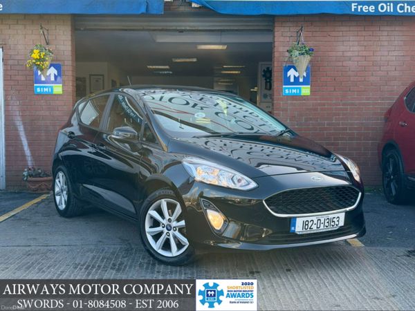 Ford Fiesta Hatchback, Petrol, 2018, Black