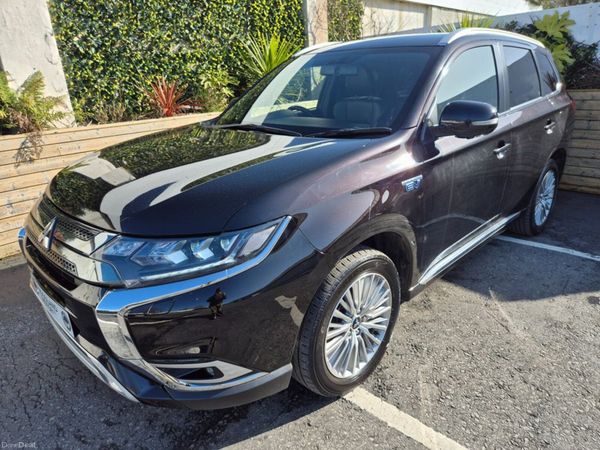 Mitsubishi Outlander Estate, Petrol Hybrid, 2021, Black