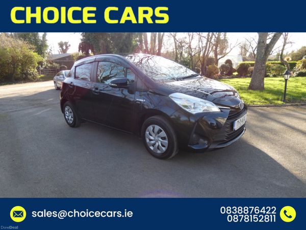 Toyota Yaris Hatchback, Petrol Hybrid, 2017, Black