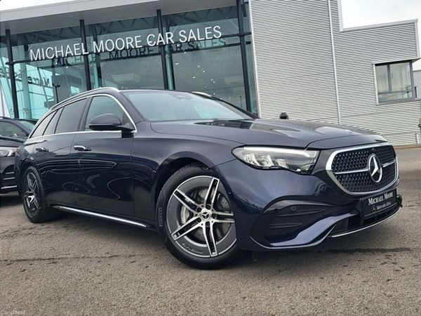 Mercedes-Benz E-Class Estate, Diesel Plug-in Hybrid, 2026, Blue