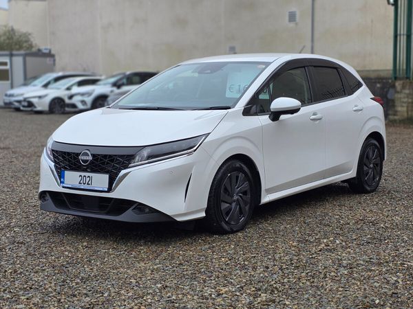 Nissan Note Hatchback, Petrol Hybrid, 2021, White