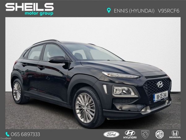 Hyundai KONA Hatchback, Petrol, 2018, Black