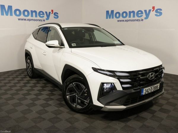 Hyundai Tucson SUV, Petrol Hybrid, 2024, White