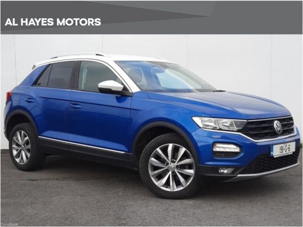 Volkswagen T-Roc SUV, Petrol, 2019, Blue