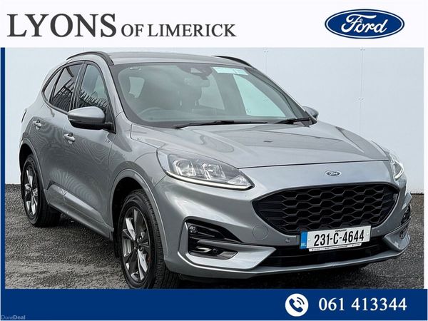 Ford Kuga SUV, Petrol Plug-in Hybrid, 2023, Grey