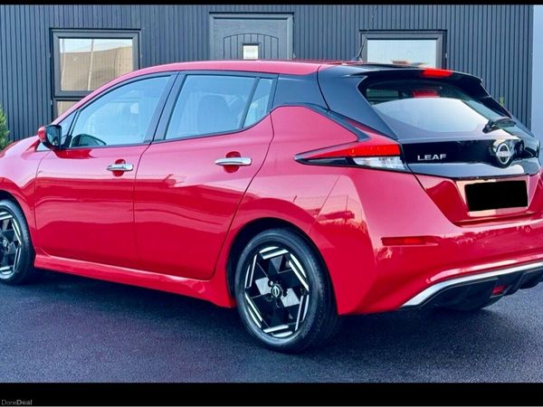 Nissan Leaf Hatchback, Electric, 2022, Red