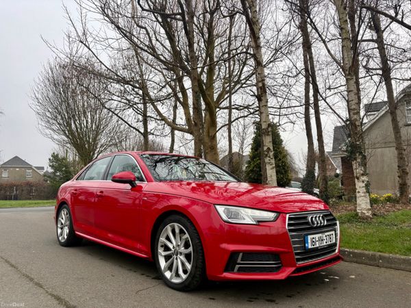Audi A4 Saloon, Diesel, 2016, Red