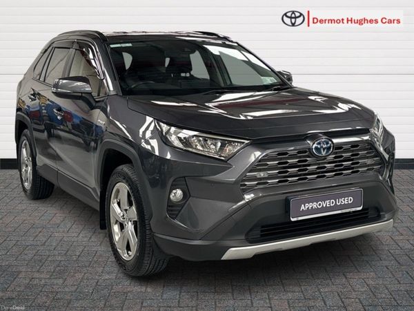 Toyota RAV4 SUV, Petrol Hybrid, 2021, Grey