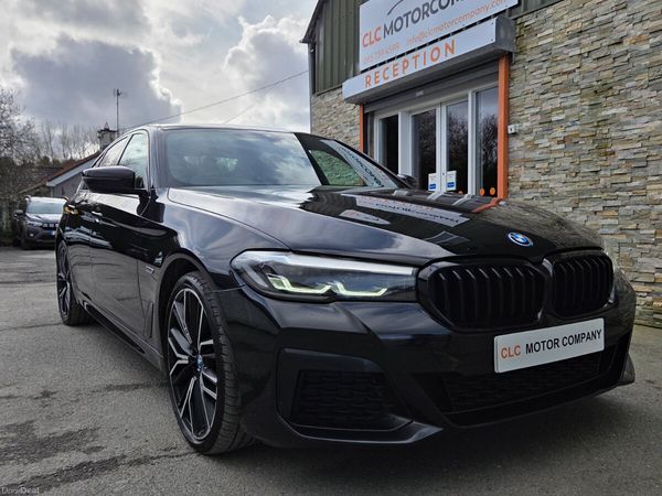 BMW 5-Series Saloon, Petrol Plug-in Hybrid, 2021, Black