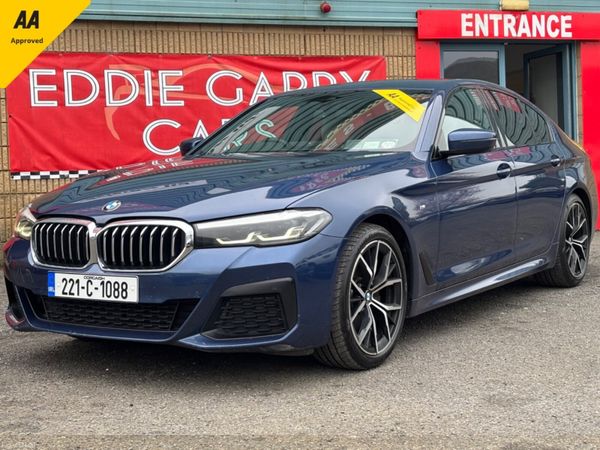 BMW 5-Series Saloon, Diesel, 2022, Blue