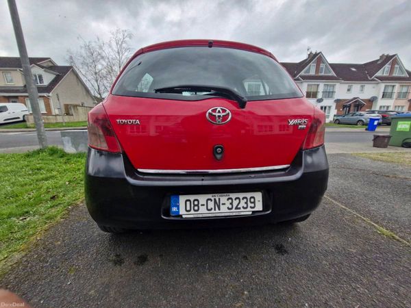 Toyota Yaris Hatchback, Diesel, 2008, Red