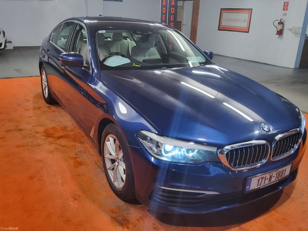 BMW 5-Series Saloon, Diesel, 2017, Blue