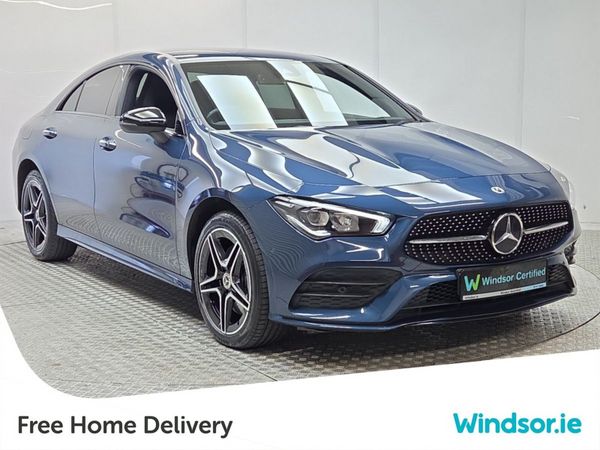 Mercedes-Benz CLA Coupe, Petrol Plug-in Hybrid, 2023, Blue