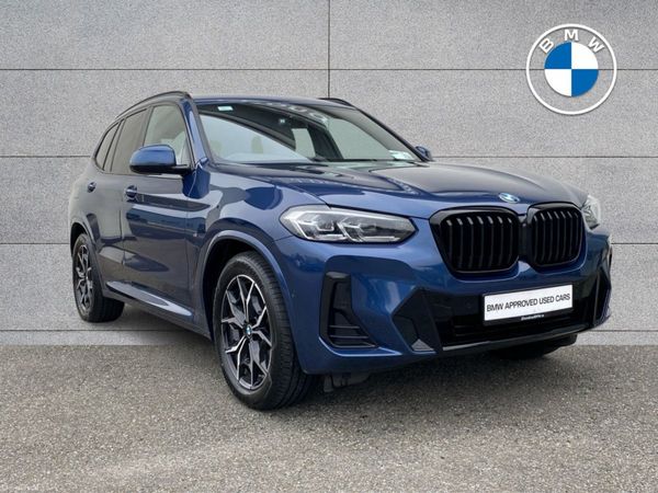 BMW X3 SUV, Diesel Hybrid, 2024, Blue
