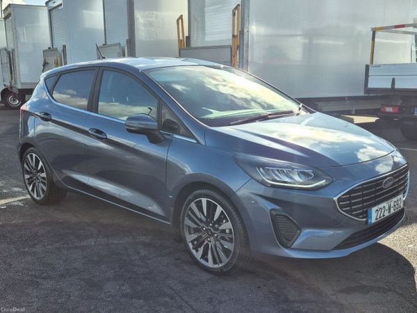 Ford Fiesta Hatchback, Petrol Hybrid, 2022, Blue