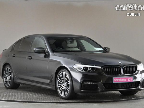 BMW 5-Series Saloon, Petrol Plug-in Hybrid, 2018, Grey