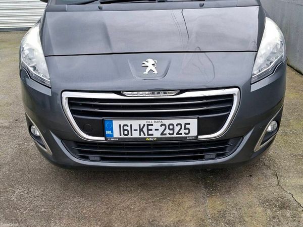 Peugeot 5008 MPV, Diesel, 2016, Grey