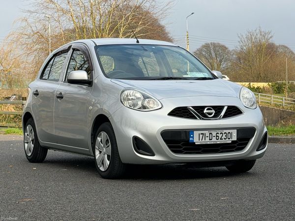 Nissan March Hatchback, Petrol, 2017, Silver
