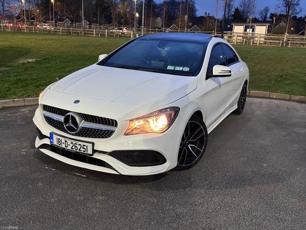Mercedes-Benz CLA Saloon, Petrol, 2018, White
