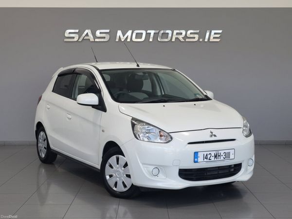 Mitsubishi Mirage Hatchback, Petrol, 2014, White