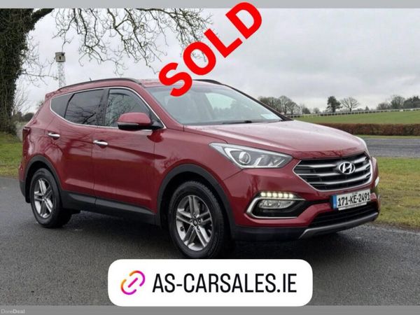 Hyundai Santa Fe SUV, Diesel, 2017, Red