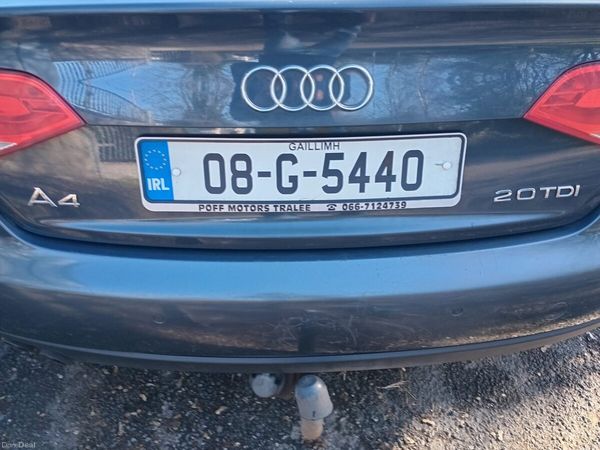 Audi A4 Saloon, Diesel, 2008, Grey