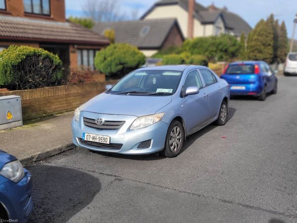 Toyota Corolla Saloon, Petrol, 2007, Blue