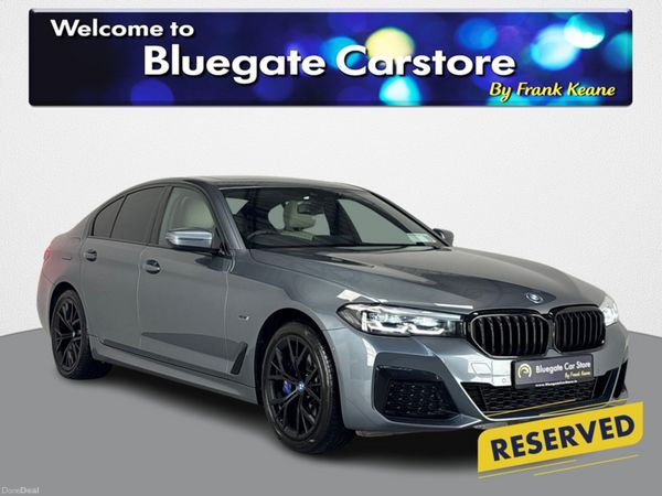 BMW 5-Series Saloon, Petrol Hybrid, 2022, Grey