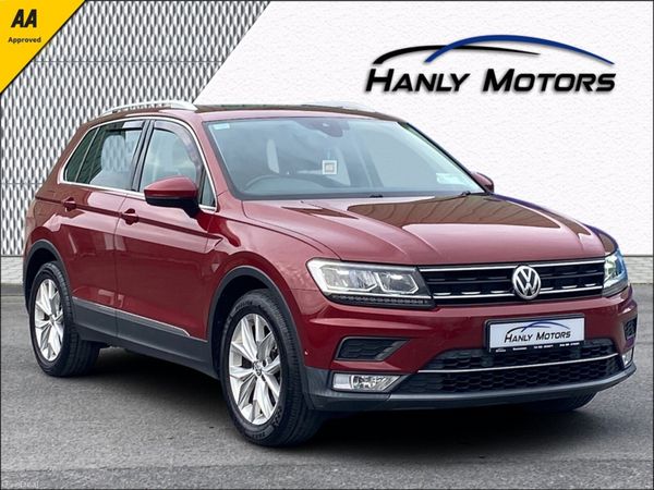 Volkswagen Tiguan Estate, Diesel, 2017, Red
